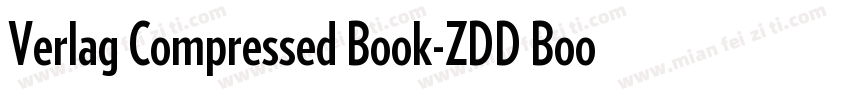 Verlag Compressed Book-ZDD Book字体转换